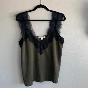 Lovestitch size medium new with tags olive top